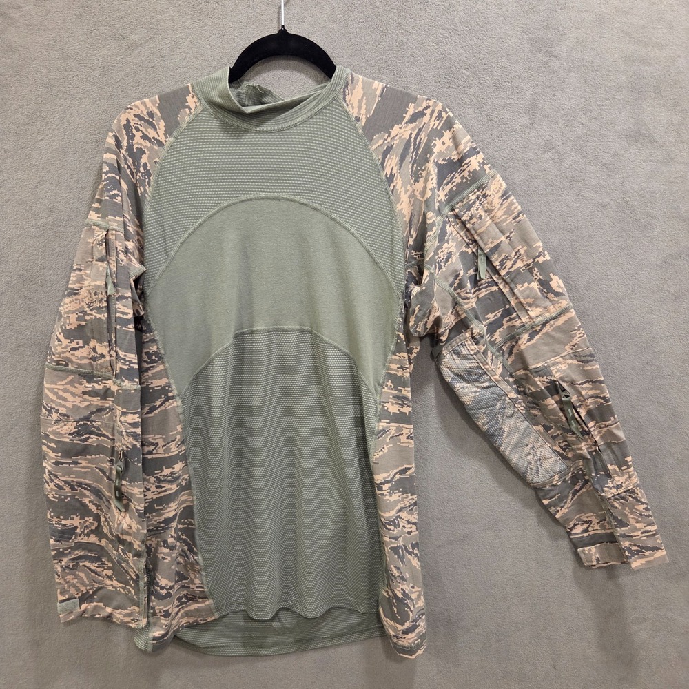 Massif Shirt ABU Camo‎ XL Flame Resistant USA-Made USAF FR Combat Airman Battle